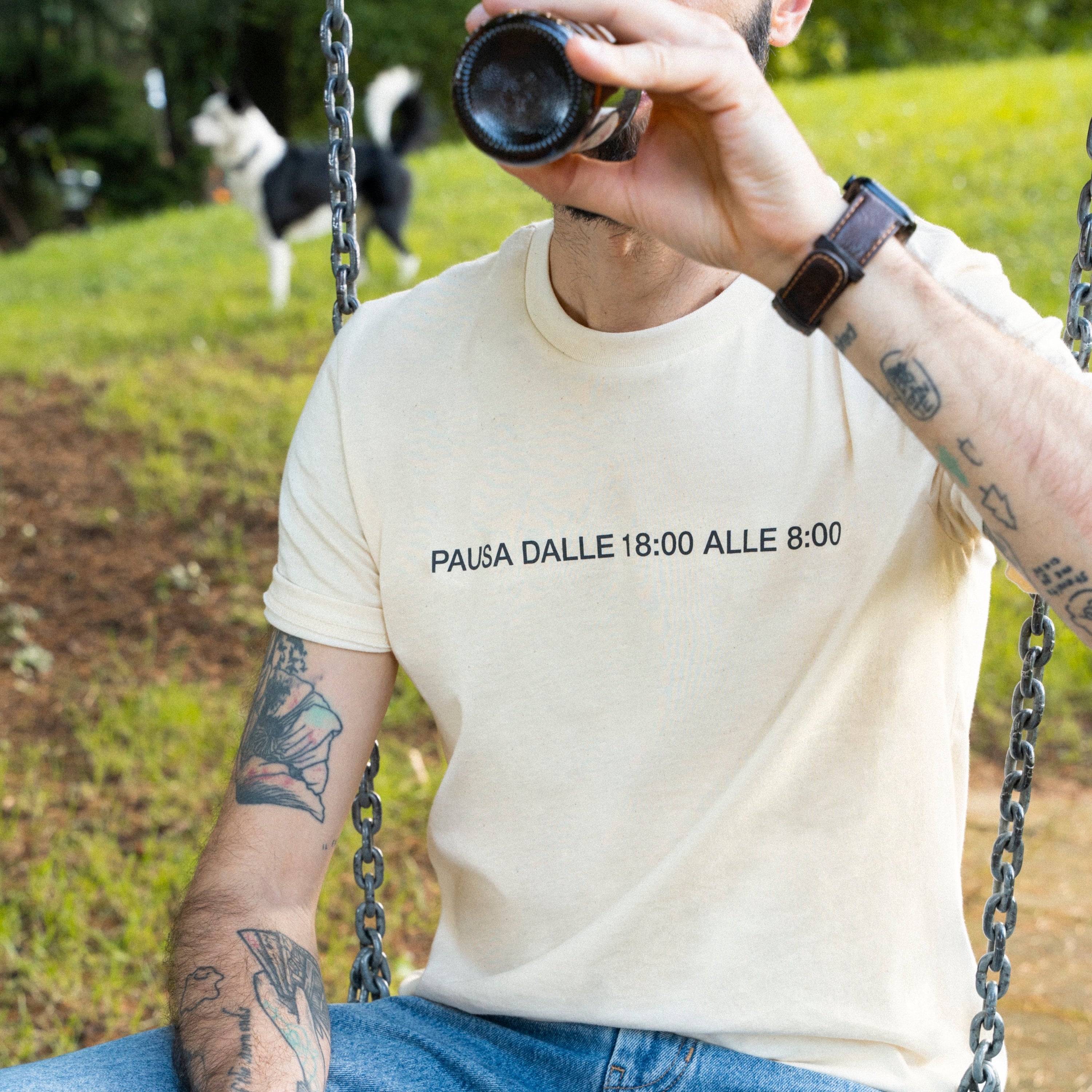 Maglietta Pausa dalle 18 alle 8