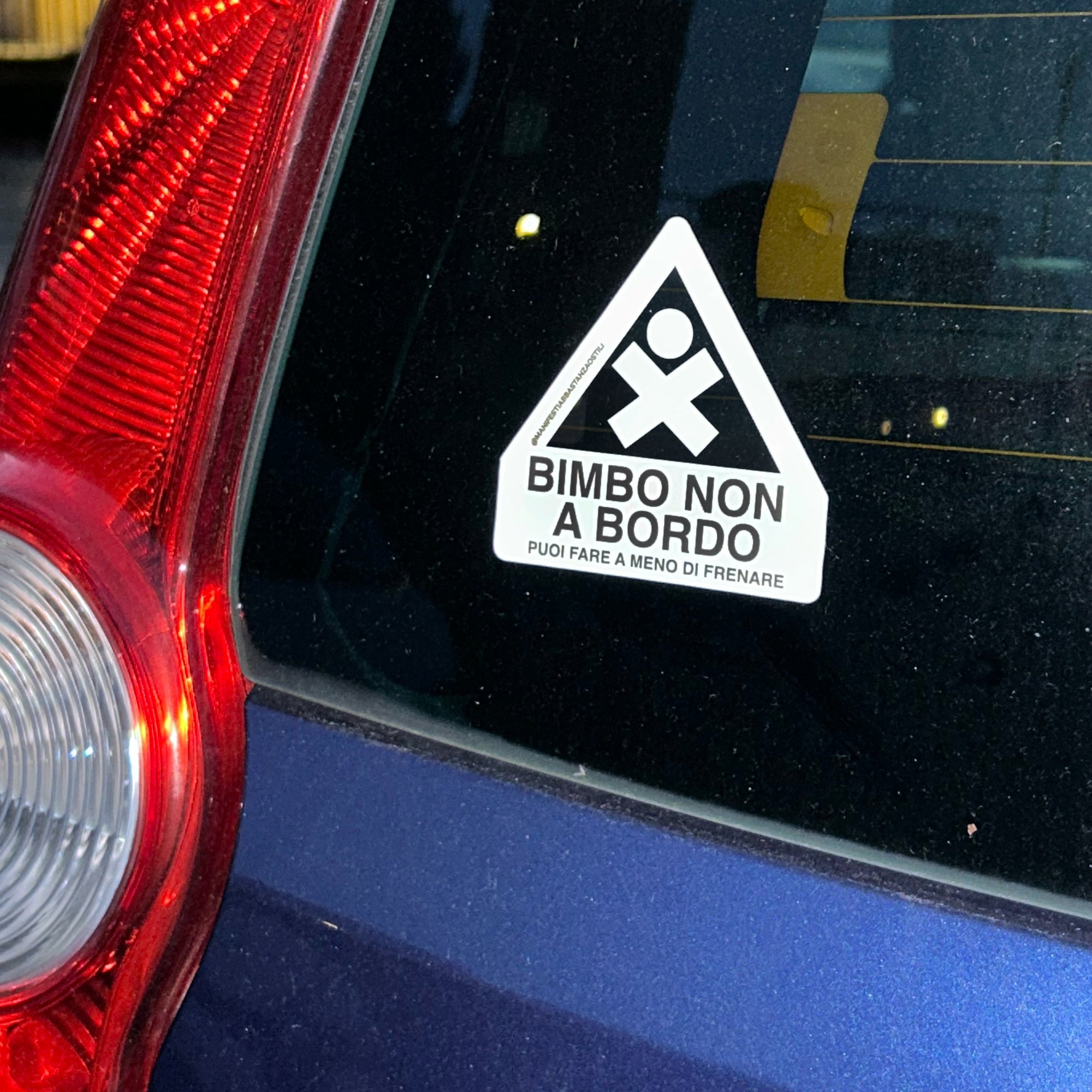 Adesivo - Bimbo non a bordo