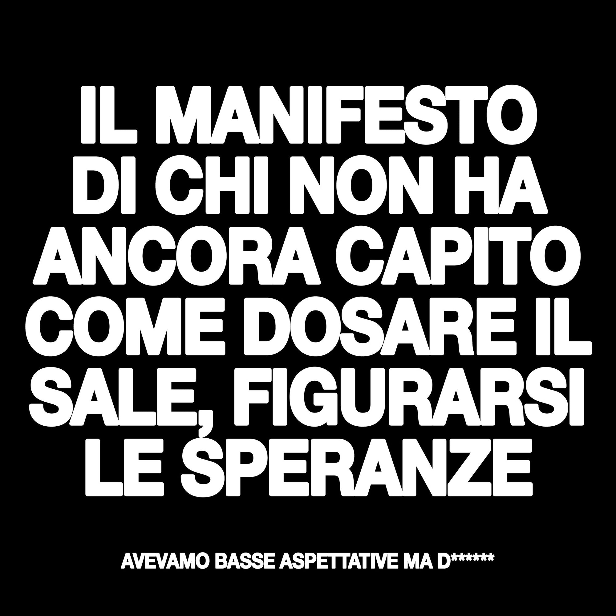 Avevamo basse aspettative ma