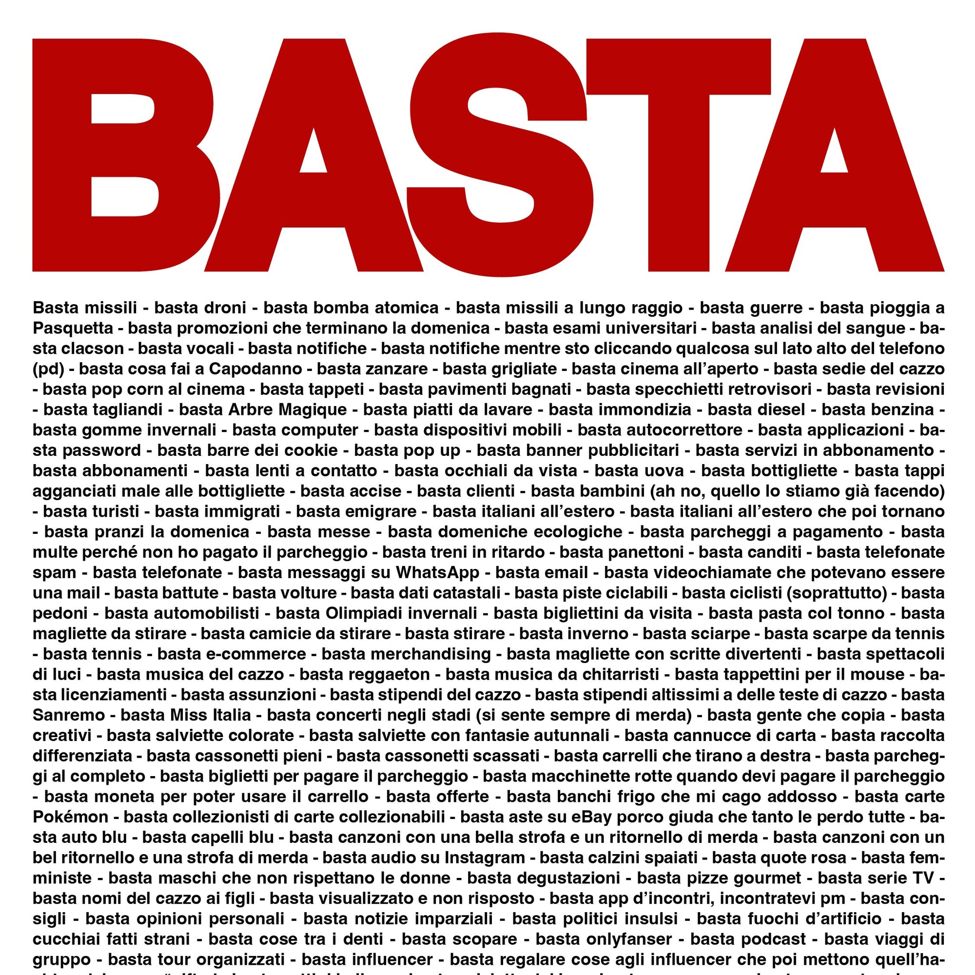 BASTA