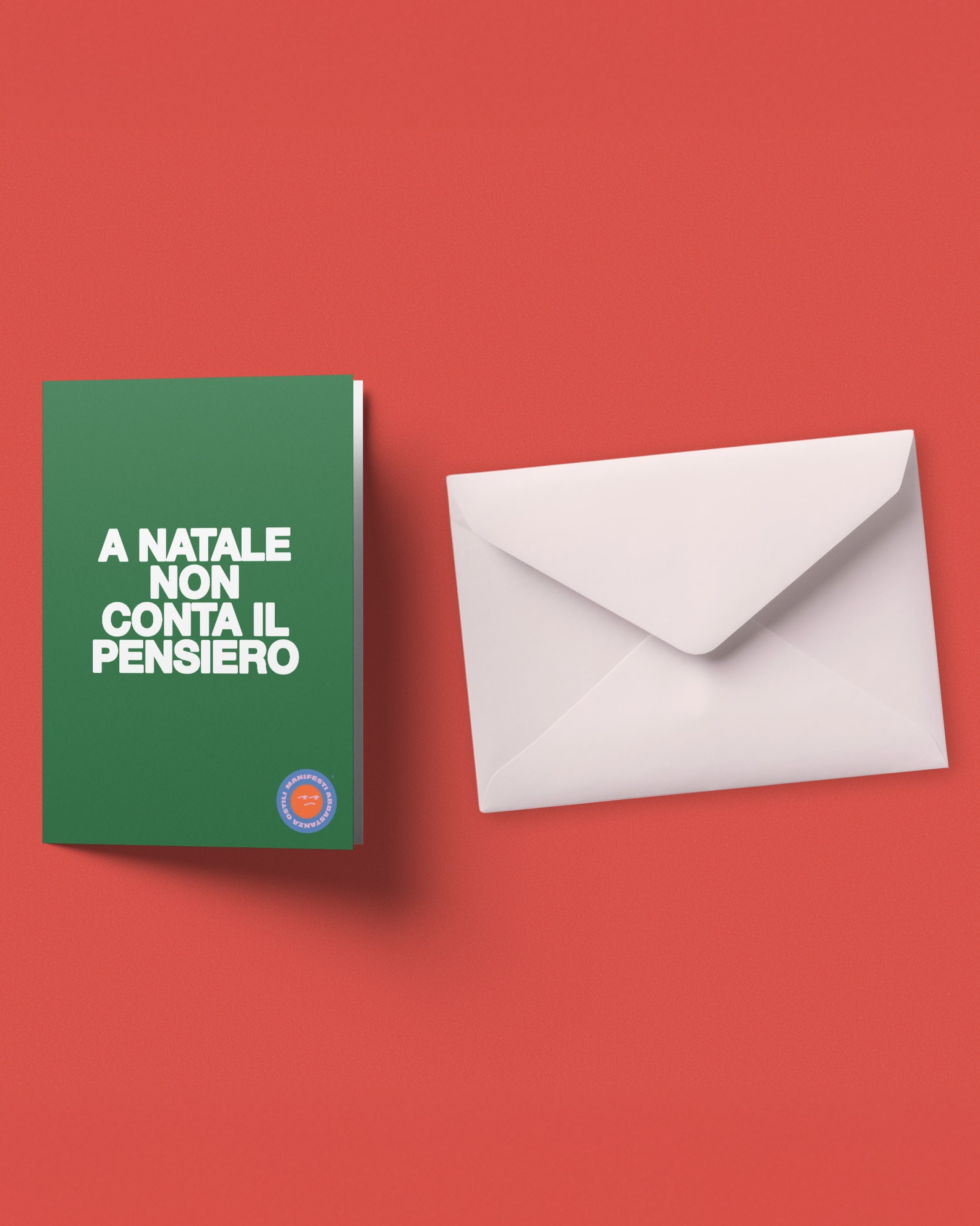 Biglietto di auguri - A Natale non conta il pensiero