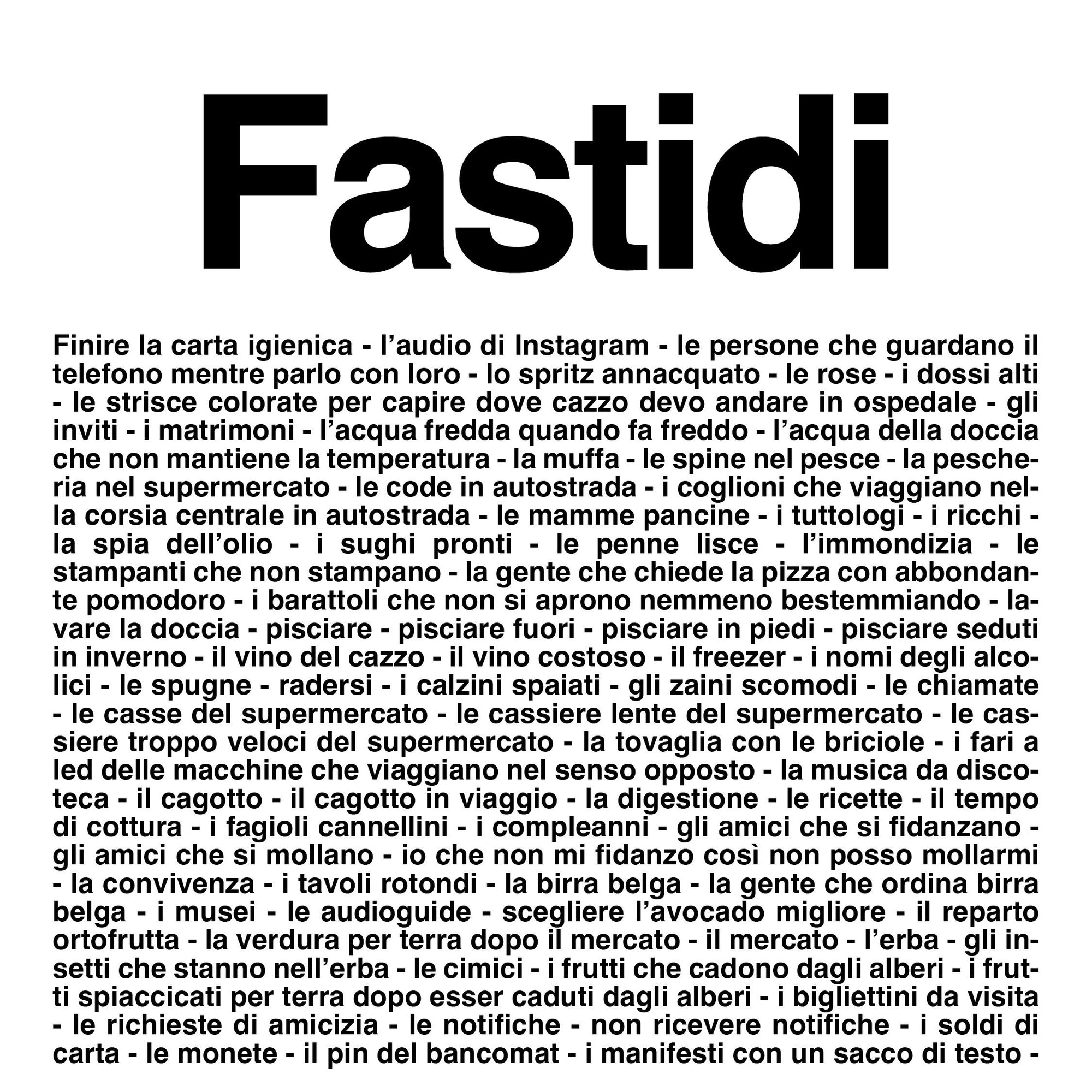 Fastidi vol. 1+2