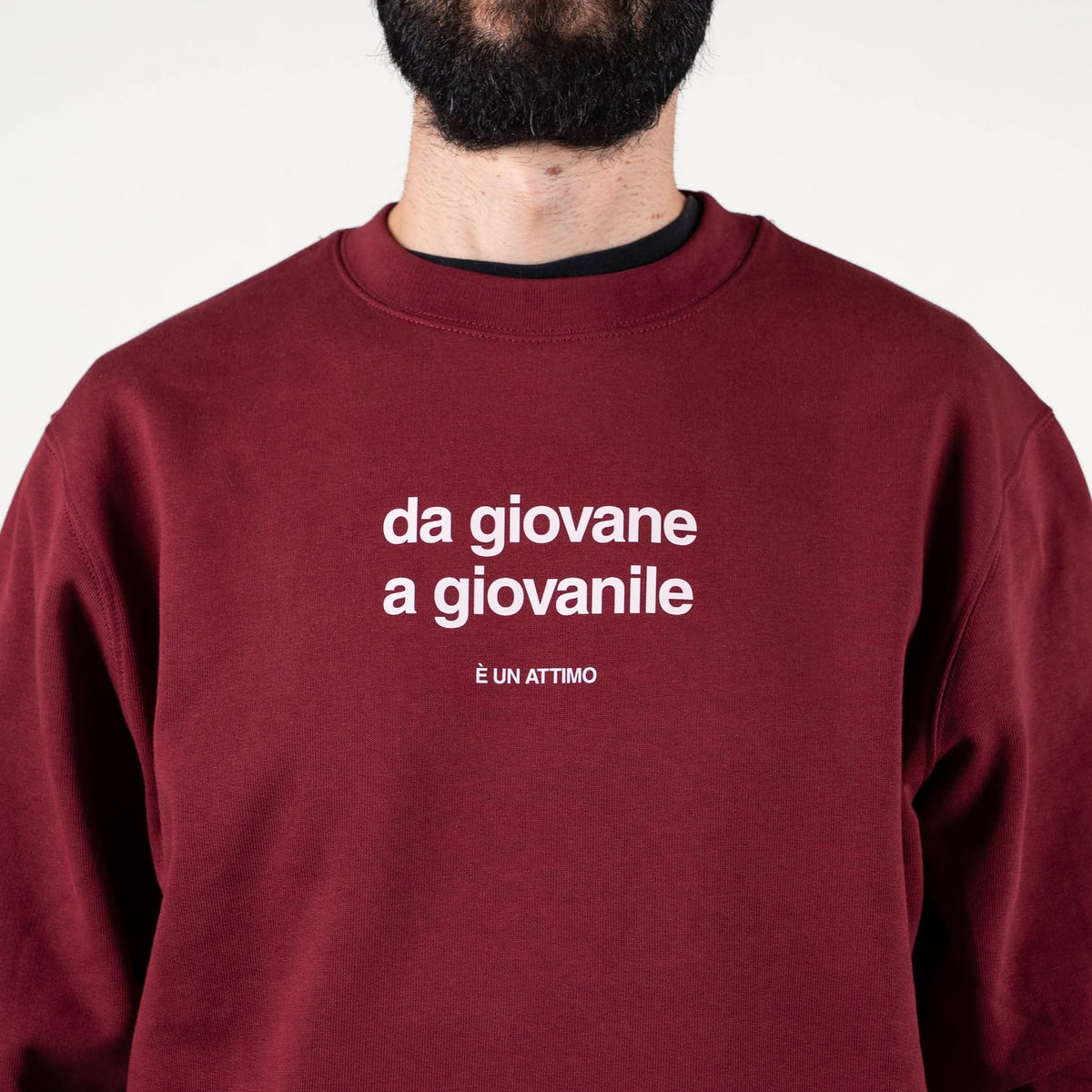 Felpa Da giovane a giovanile è un attimo