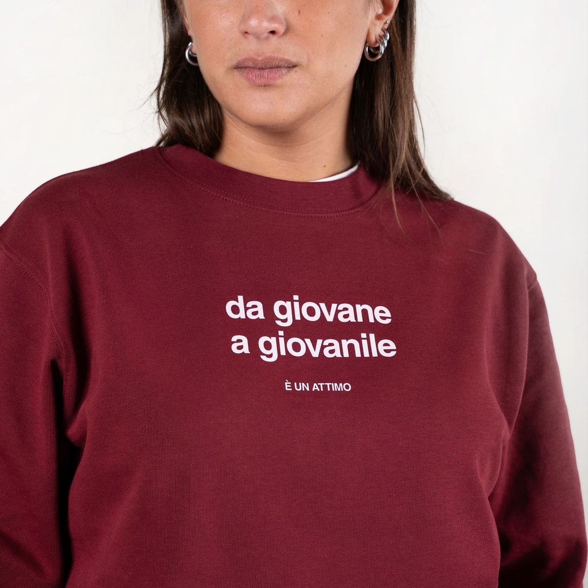 Felpa Da giovane a giovanile è un attimo