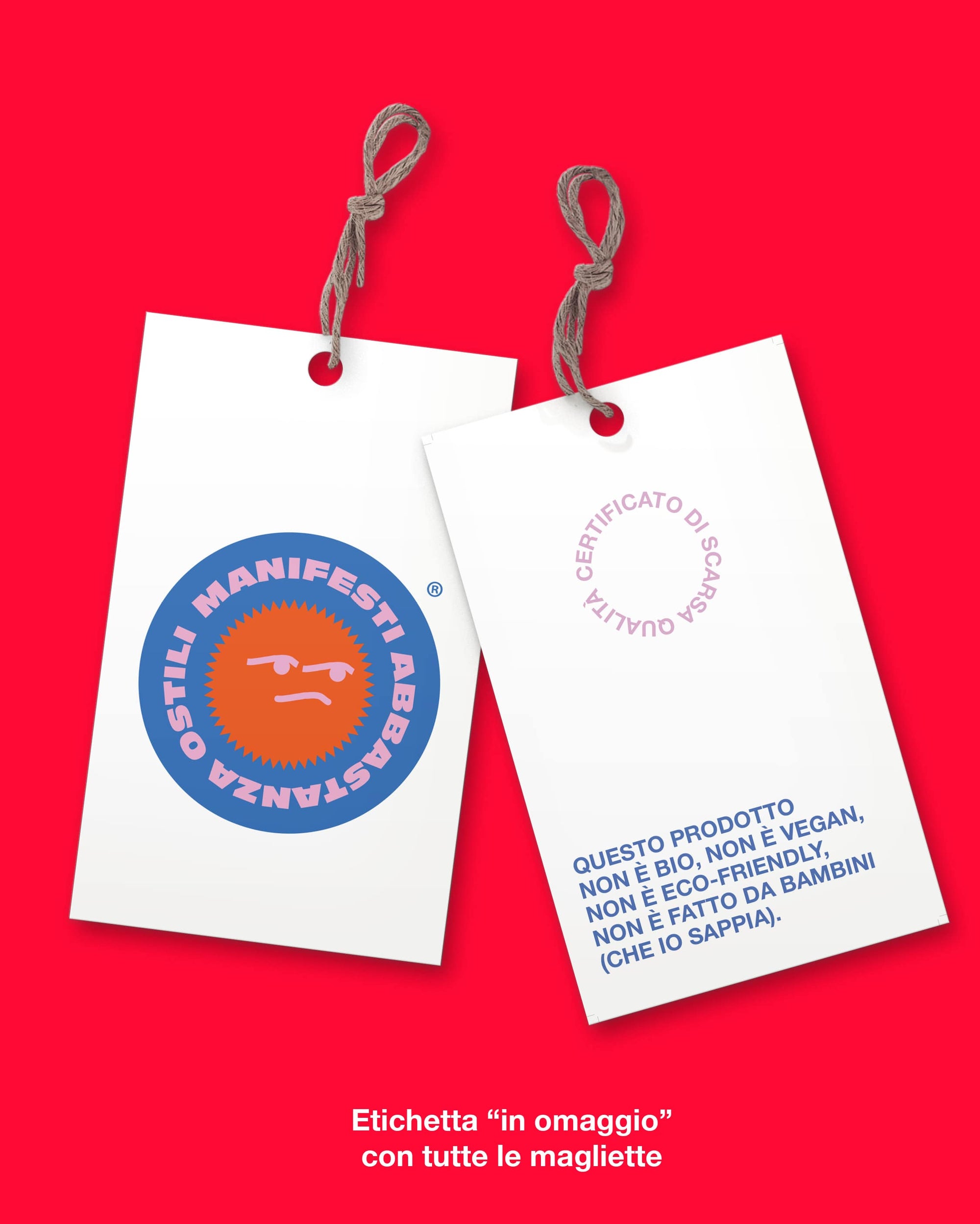 Maglietta Avevamo basse aspettative BOLD