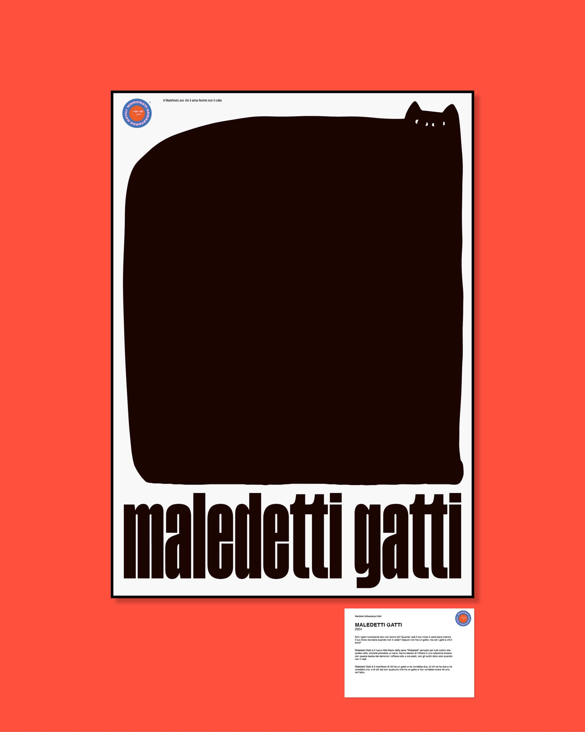 Maglietta - Maledetti Gatti