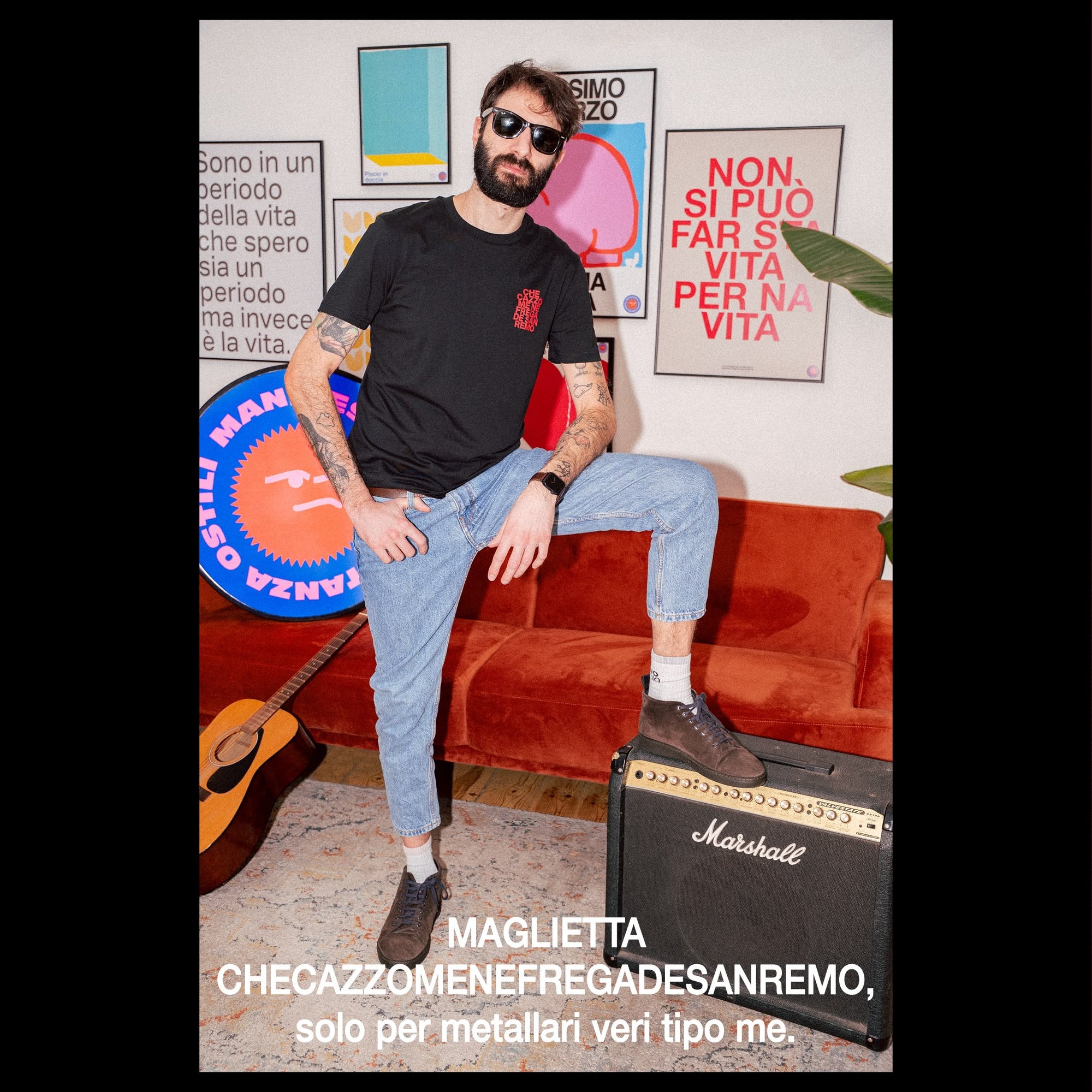 Maglietta - Che cazzo me ne frega de sanremo