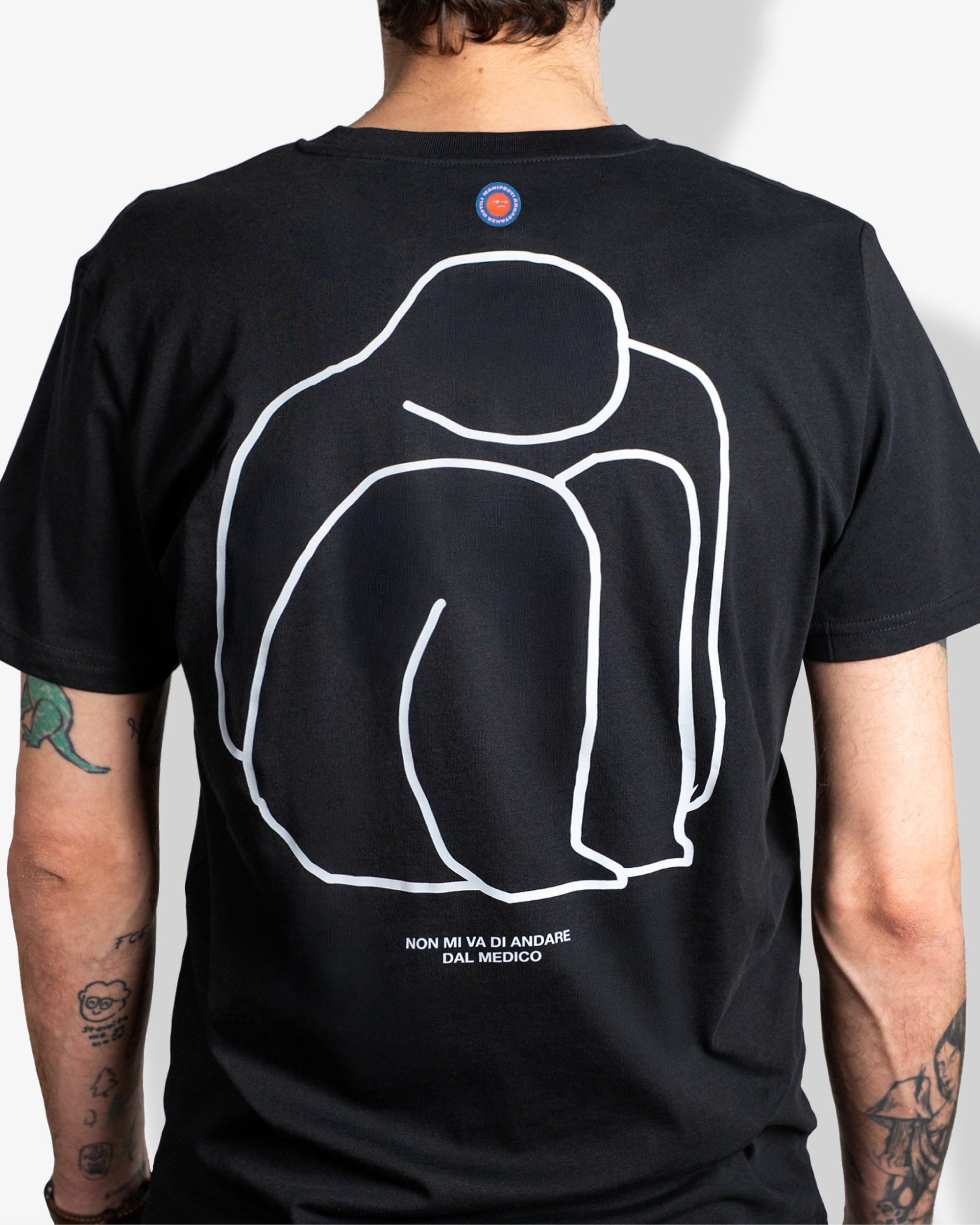 Maglietta Non mi va di andare dal medico, morirò