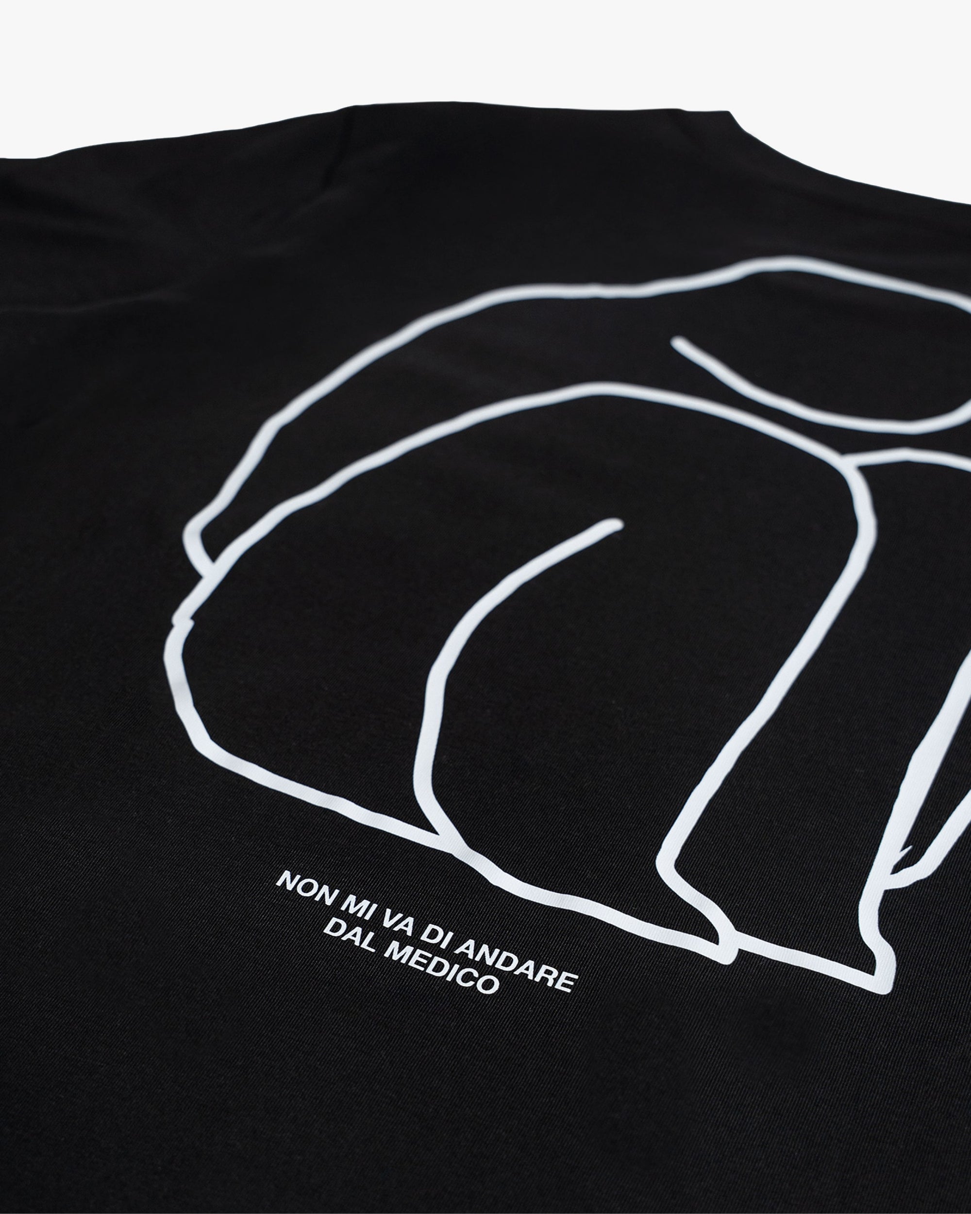 Maglietta Non mi va di andare dal medico, morirò