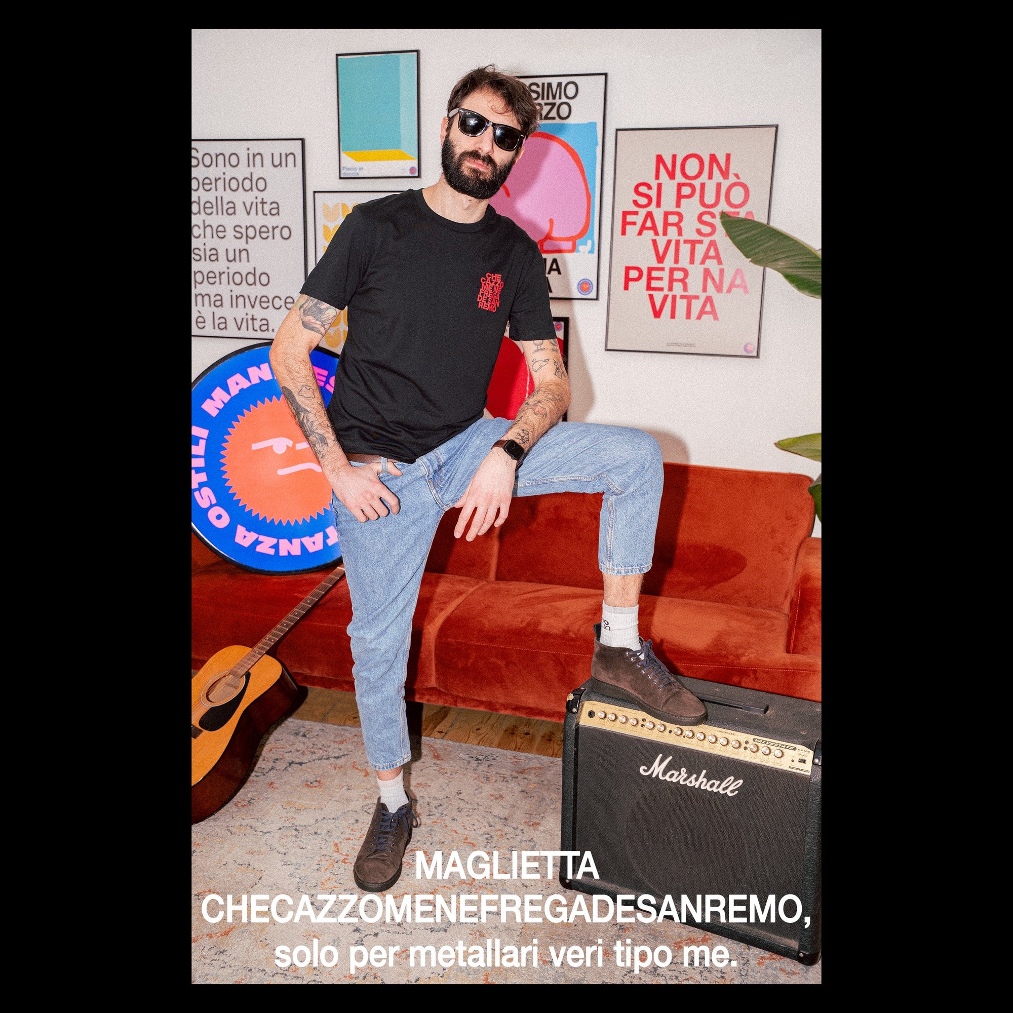 Maglietta - Che cazzo me ne frega de sanremo