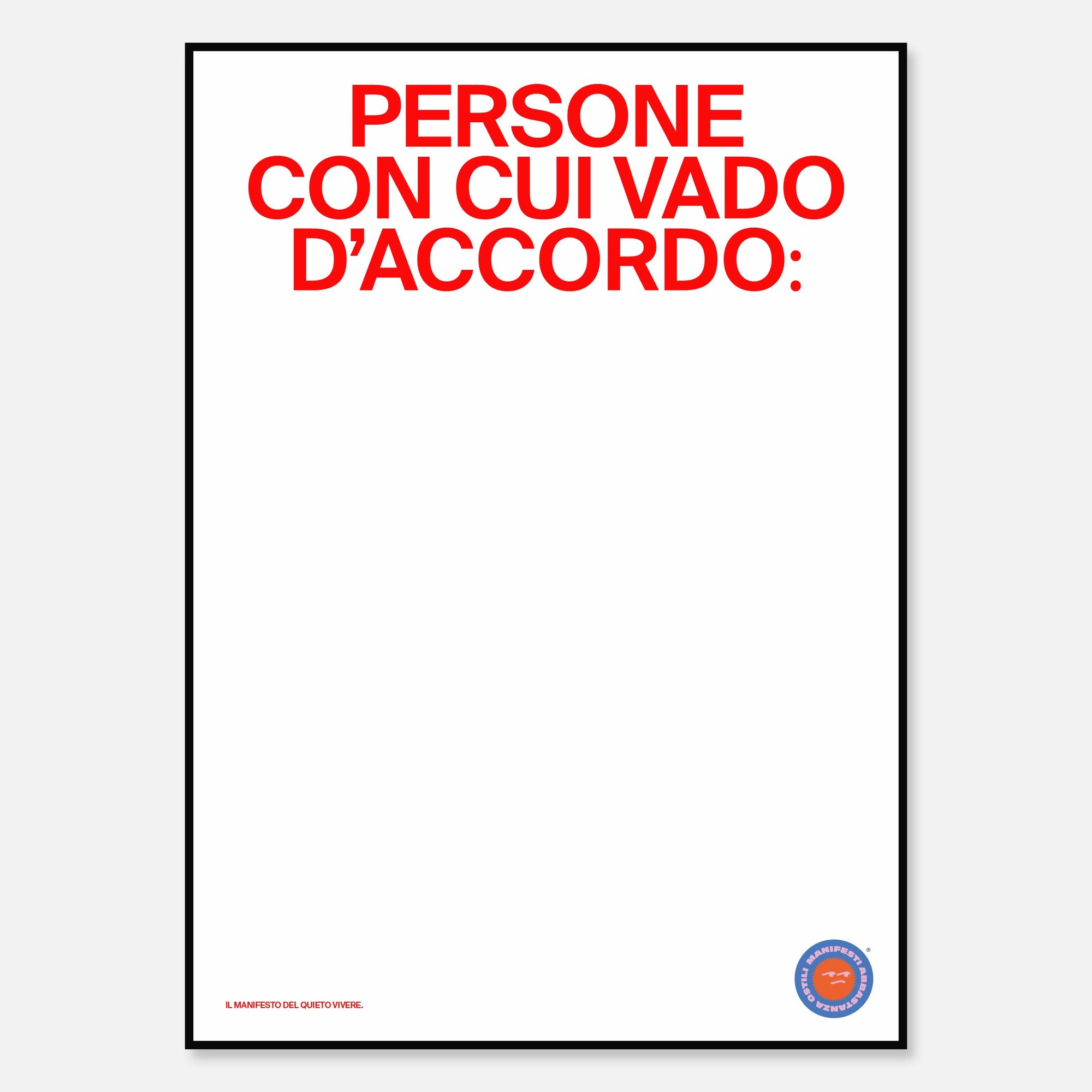 Persone con cui vado d'accordo: