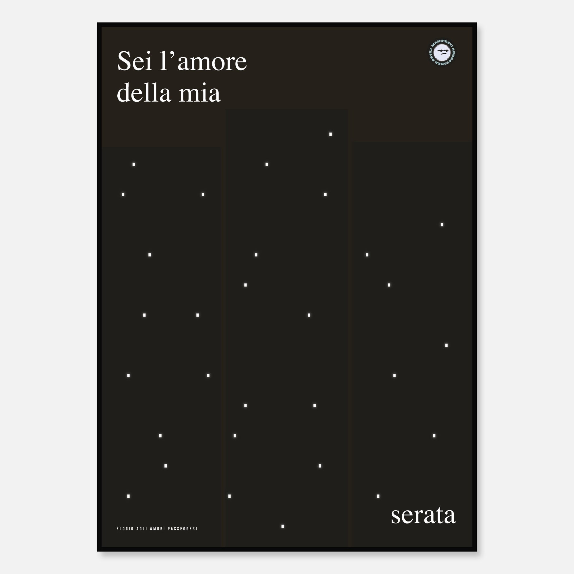 Sei l'amore della mia serata
