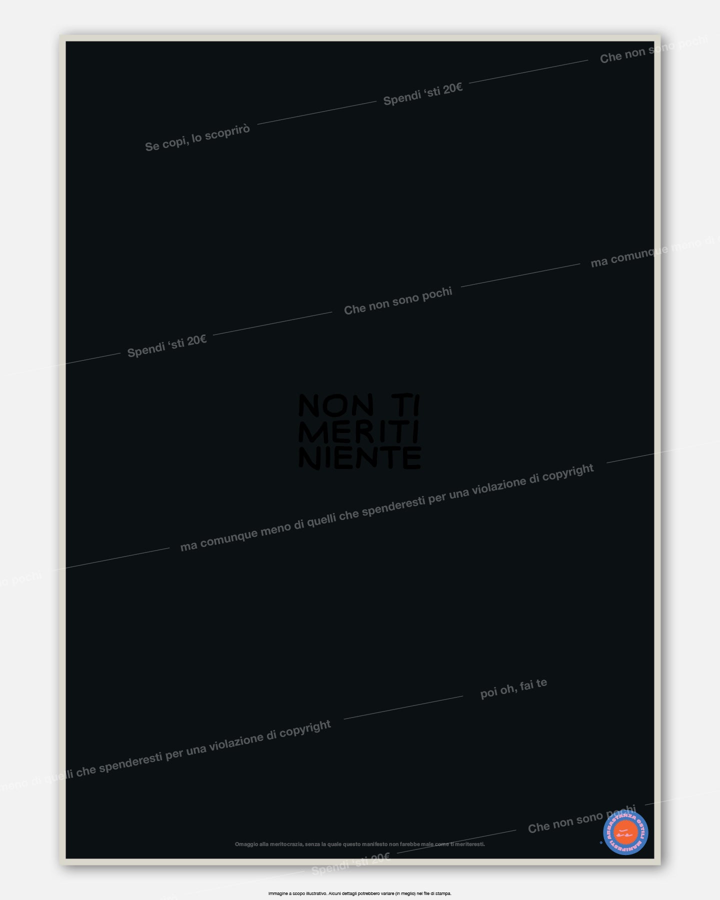 Non ti meriti niente