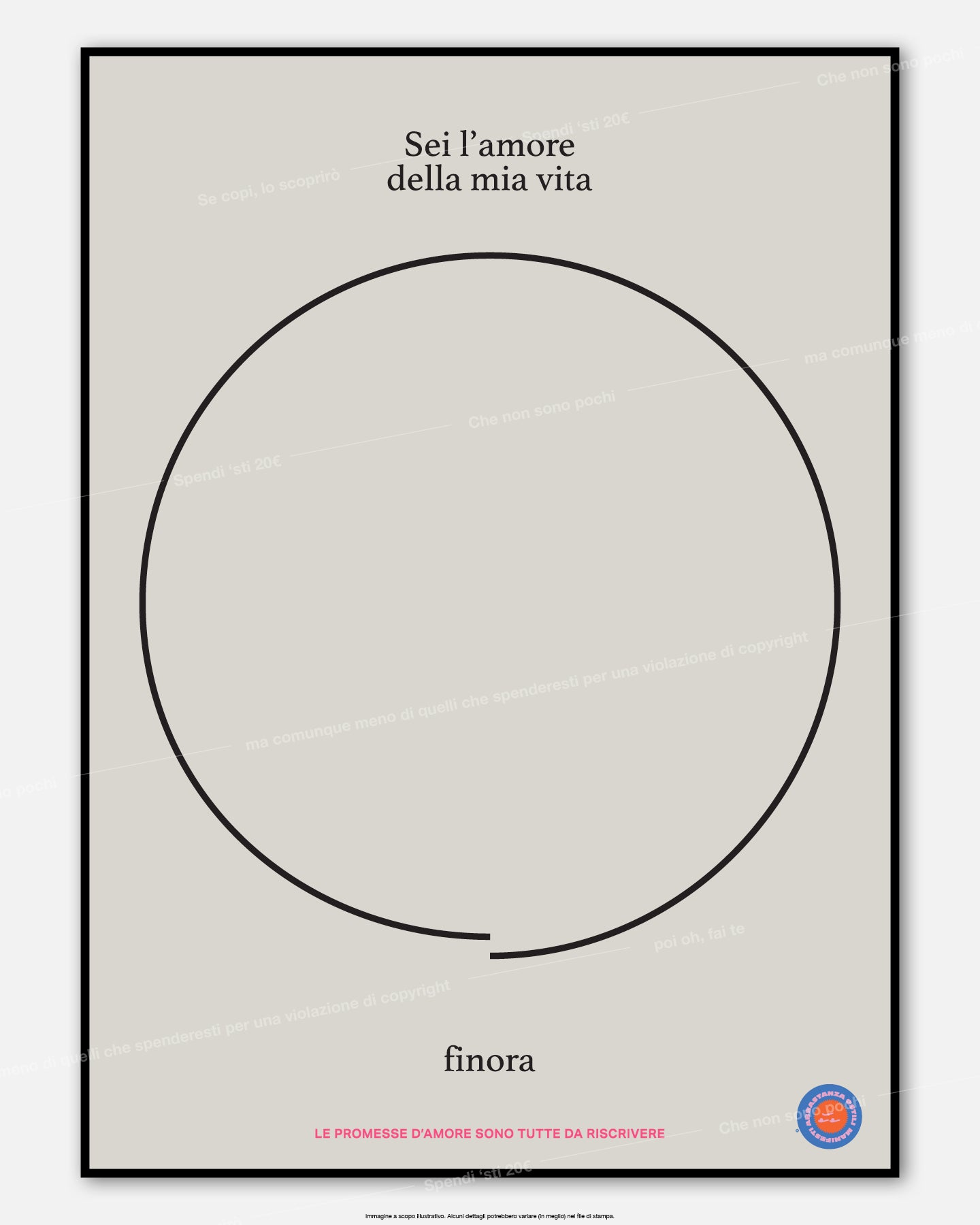 Sei l'amore della mia vita finora