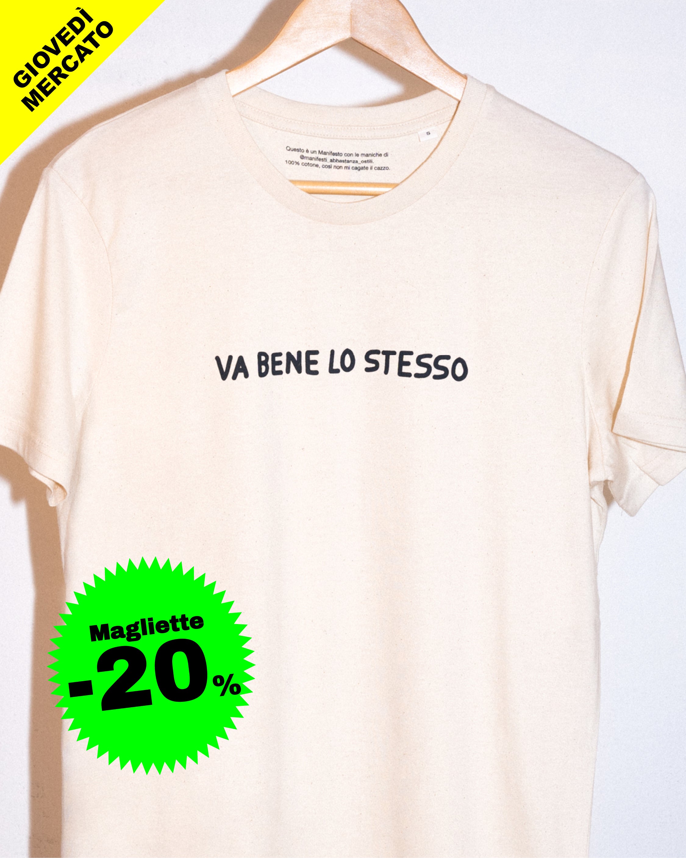 Maglietta Va bene lo stesso