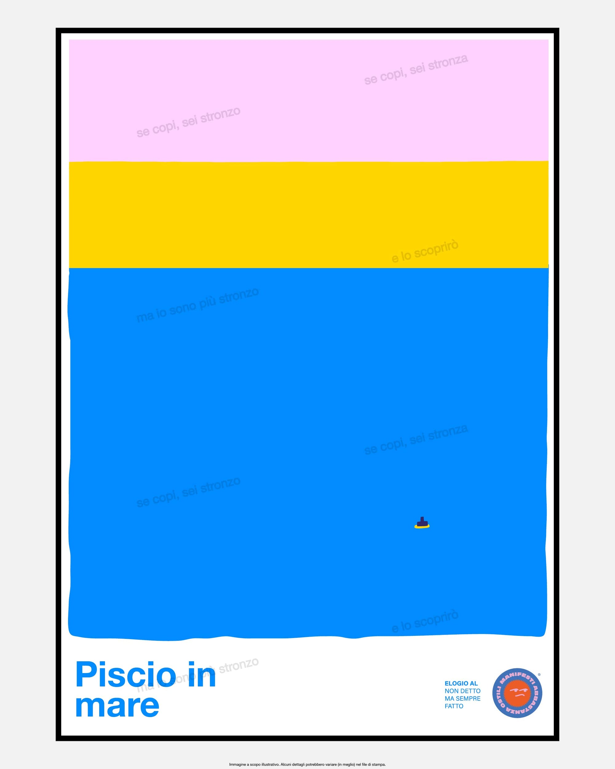 Piscio in mare