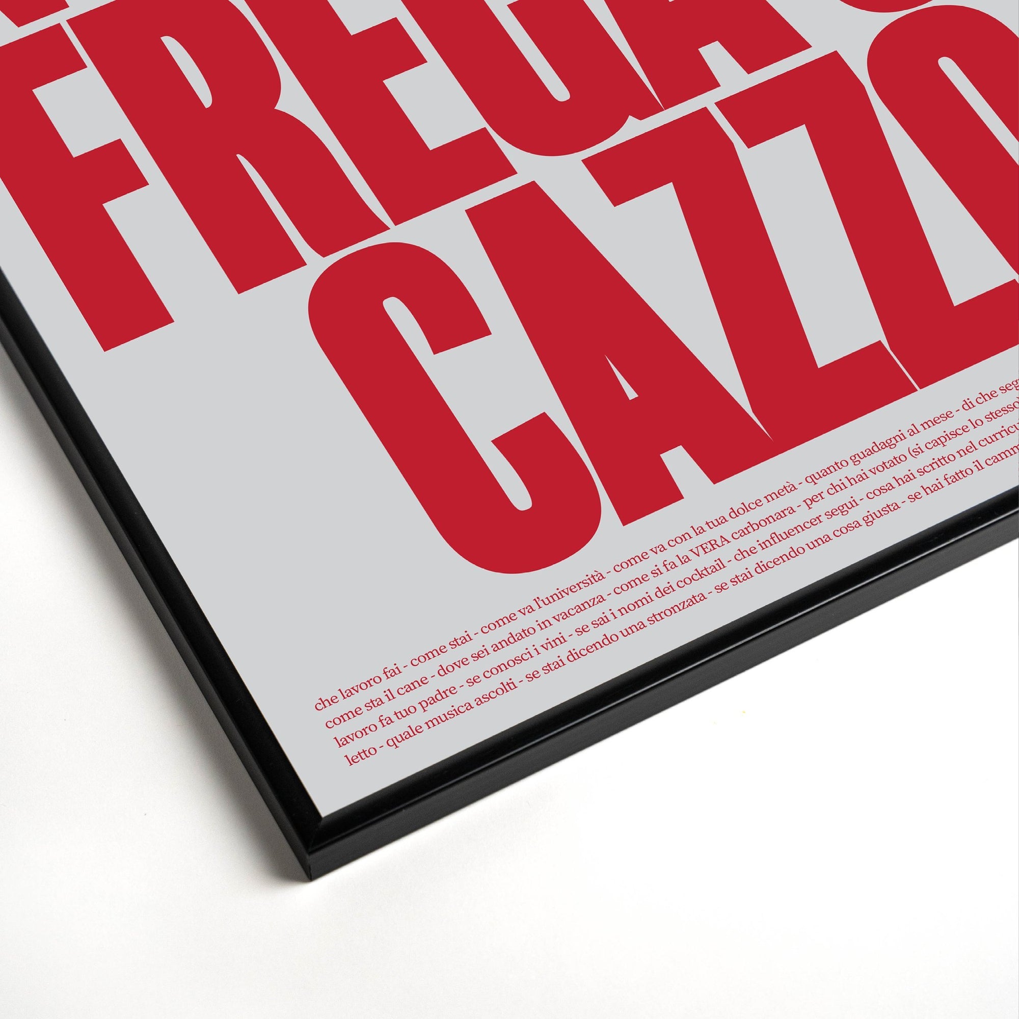 A nessuno frega un cazzo