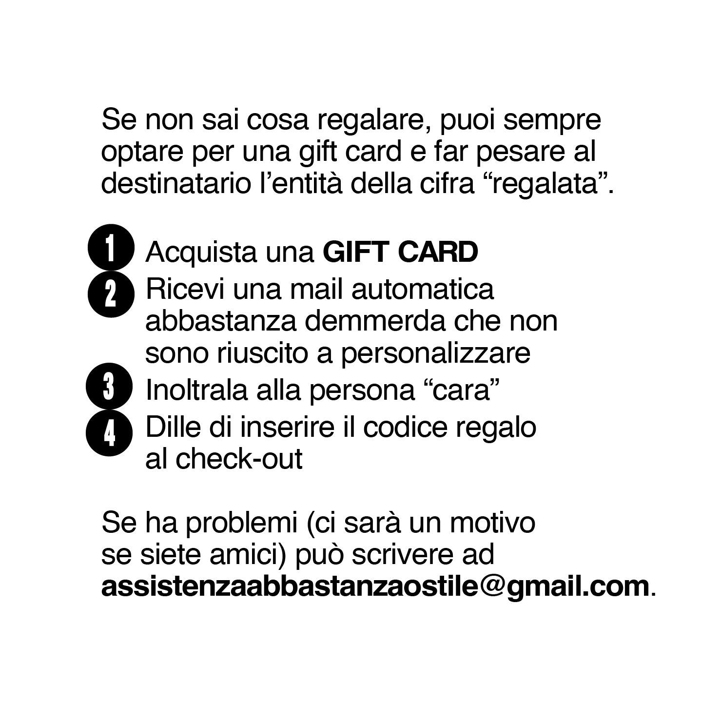 Gift Card Abbastanza Ostile - 50 €