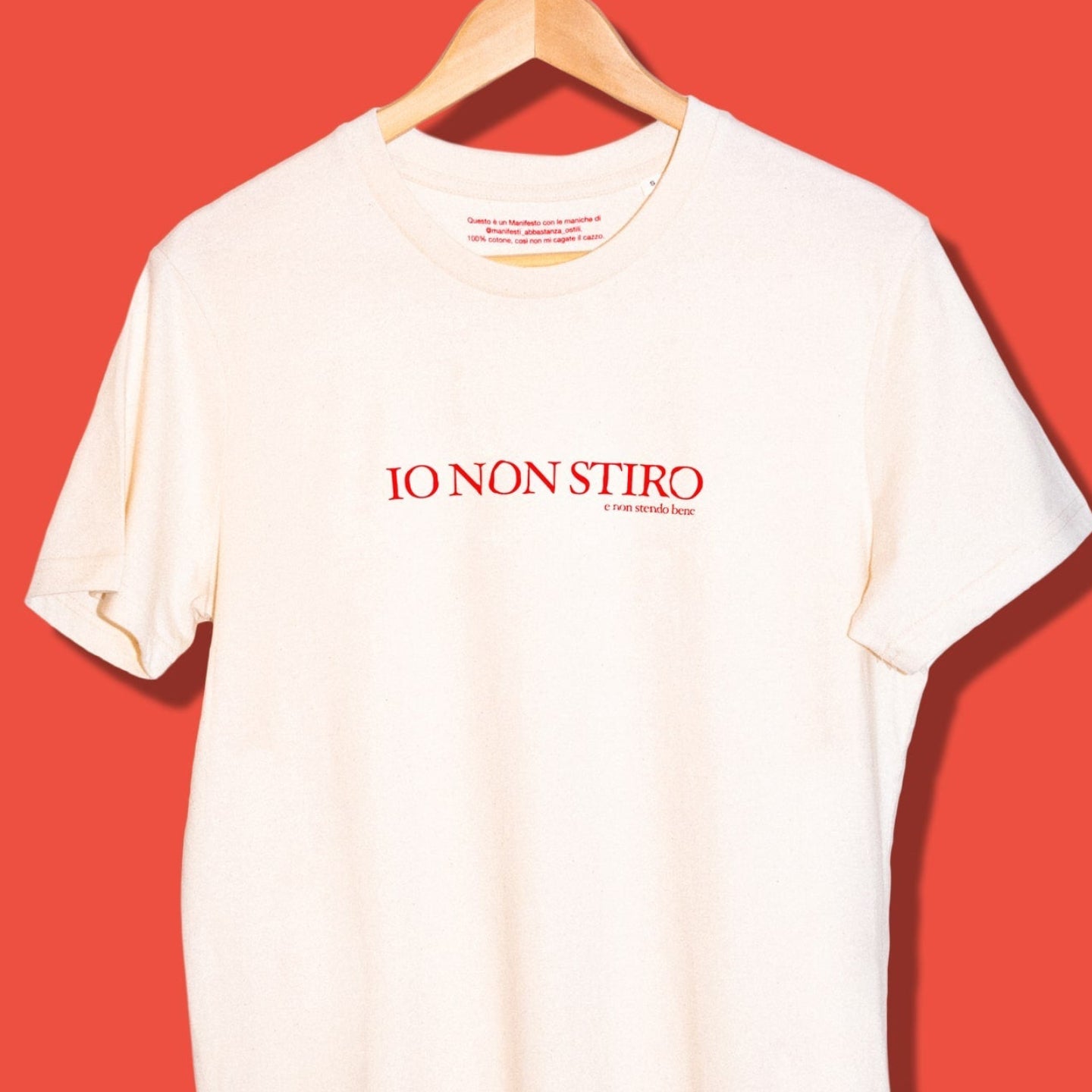 Maglietta Io non stiro