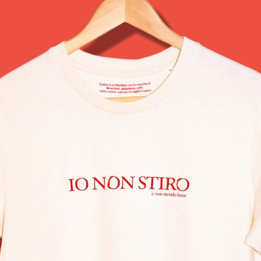 Maglietta Io non stiro