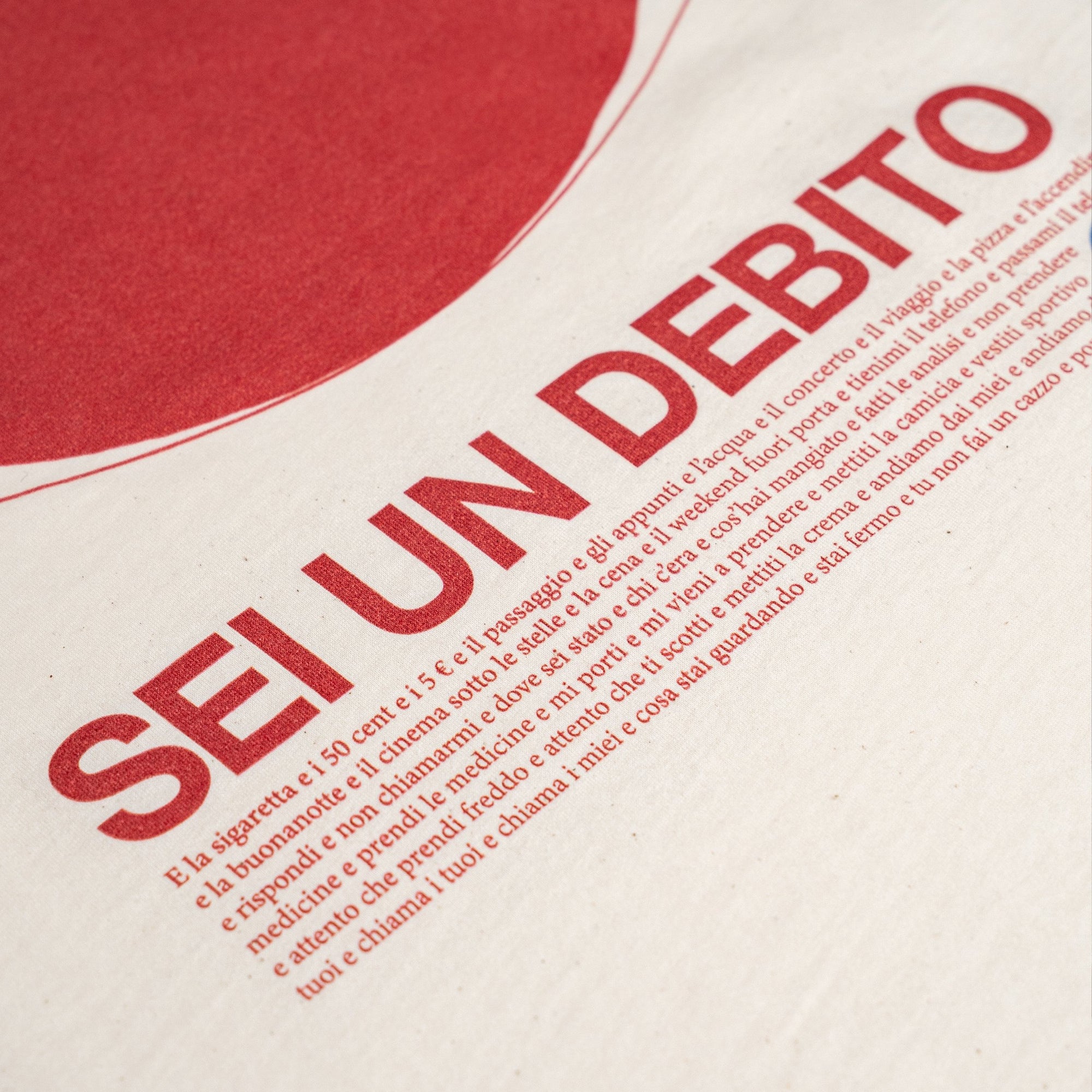 Maglietta - Sei un debito