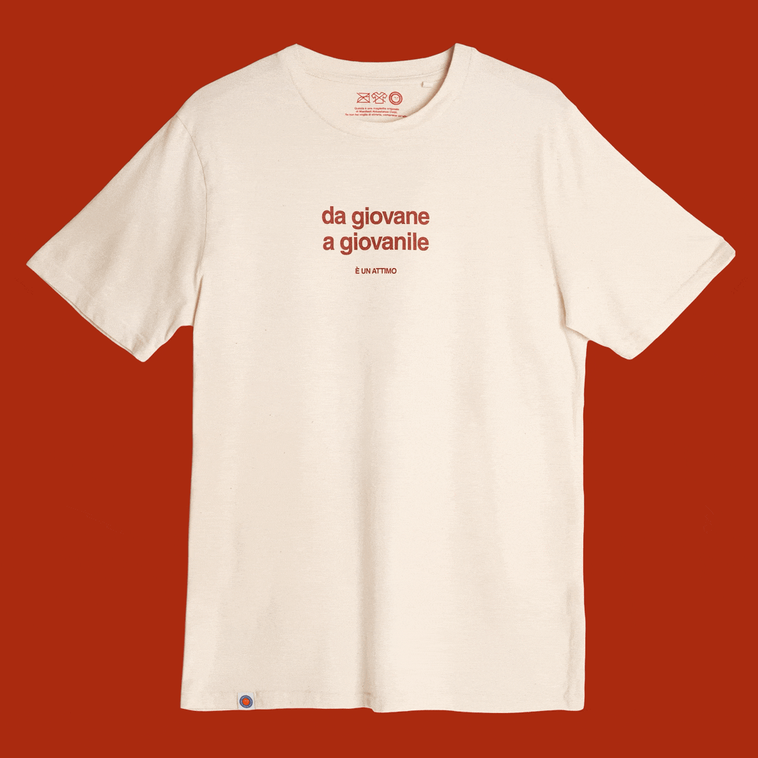 Maglietta - Da giovane a giovanile è un attimo