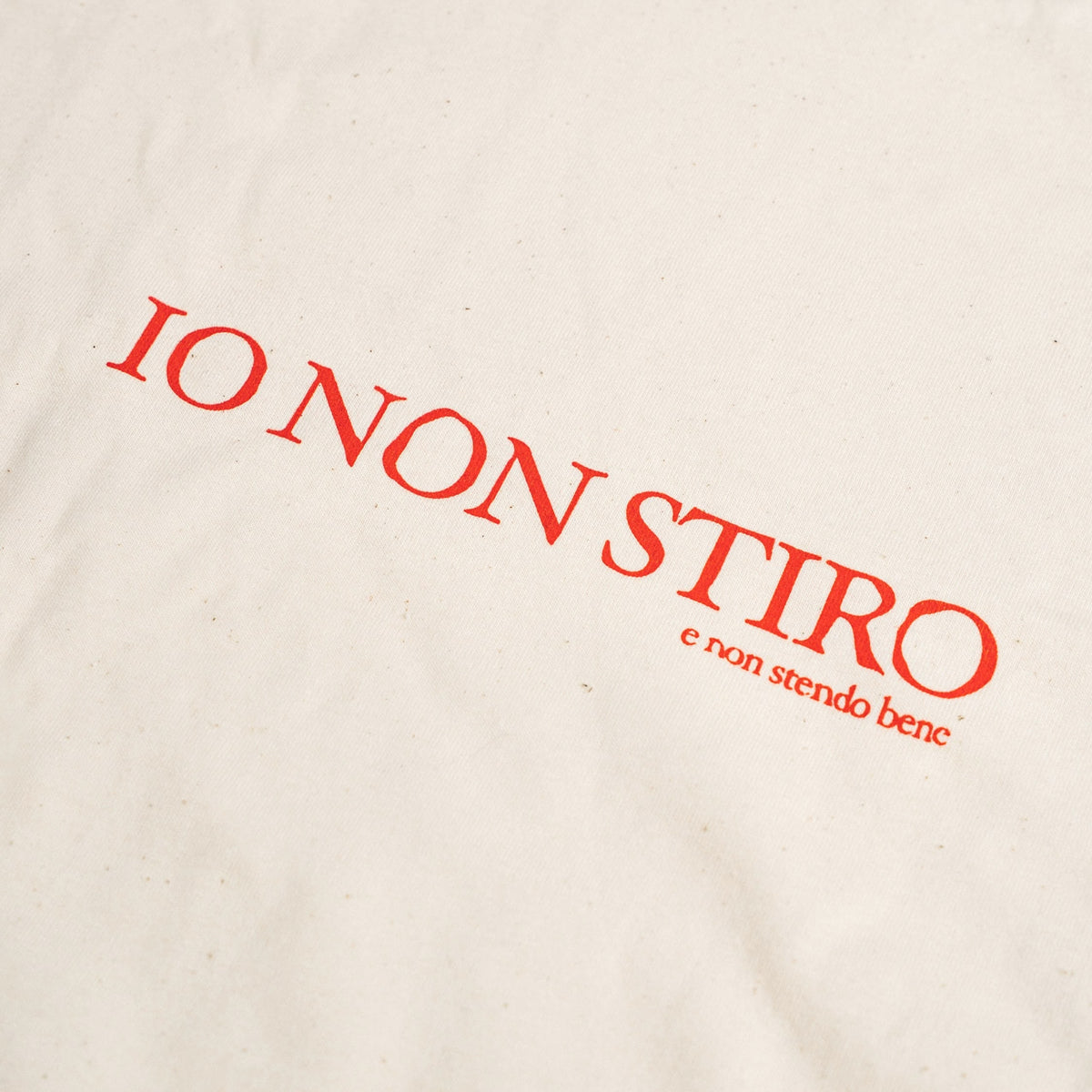 Maglietta Io non stiro