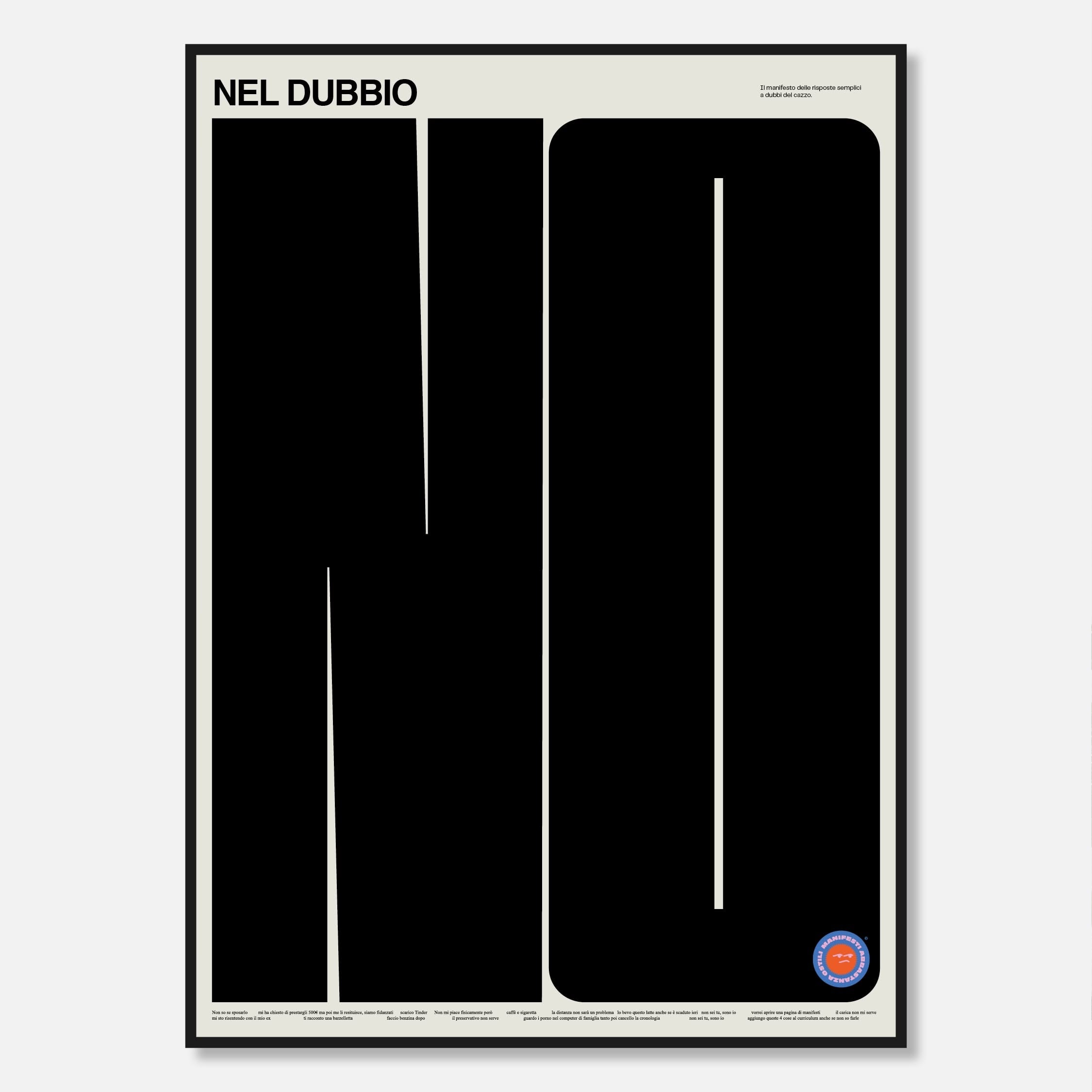 Nel dubbio no