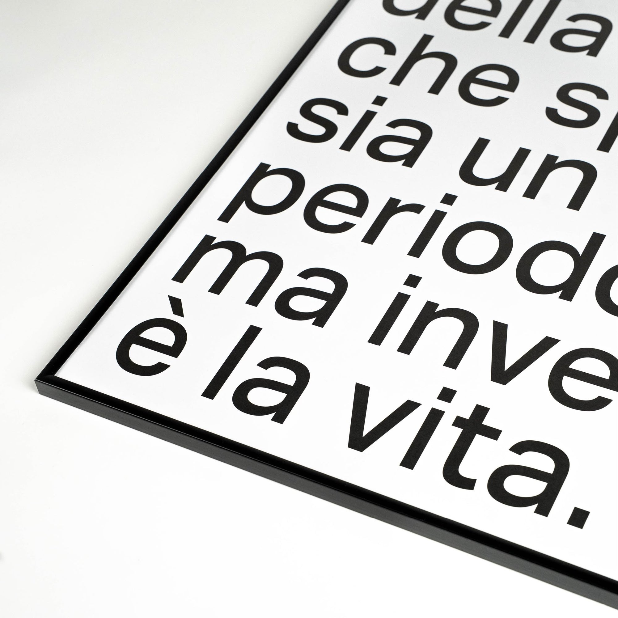 Sono in un periodo della vita