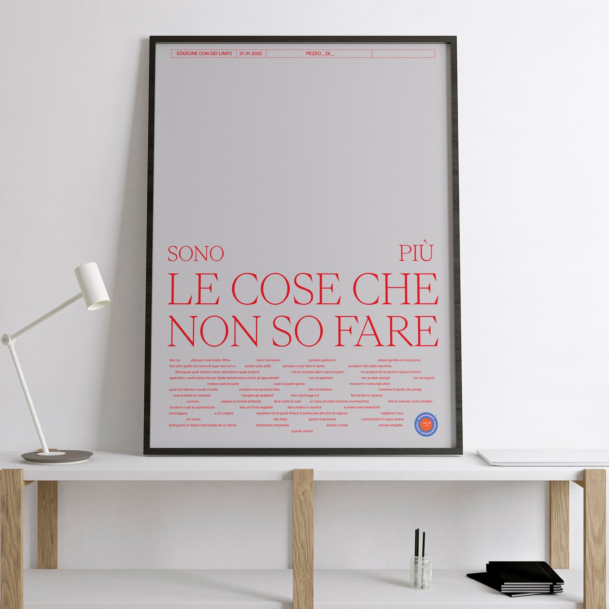 Sono più le cose che non so fare